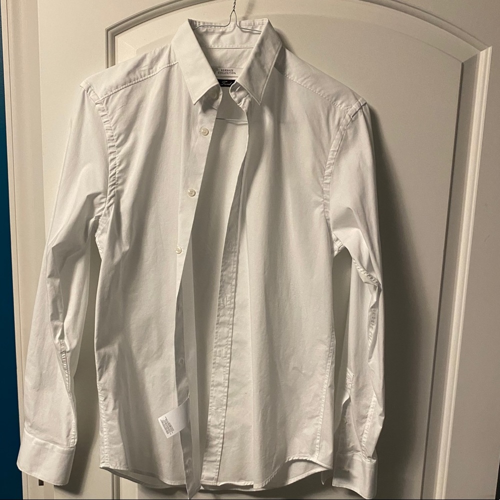 Versace Collection white dress shirt. Size 15 38.